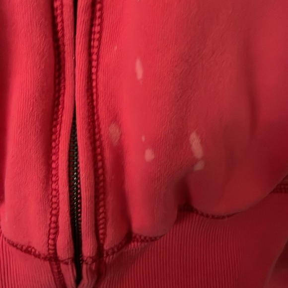 Green tea teddy lined zip up hoodie - Picture 4 of 5